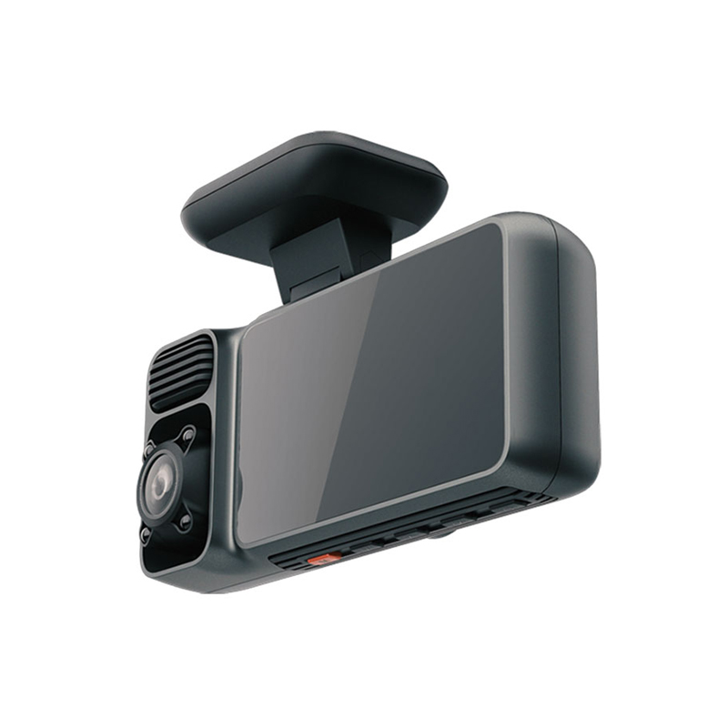 3 Channel Dash Cam ด้านหน้าและด้านหลังภายใน 5GHz WiFi GPS ในตัว